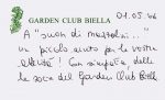 Donazione Garden Club Biella