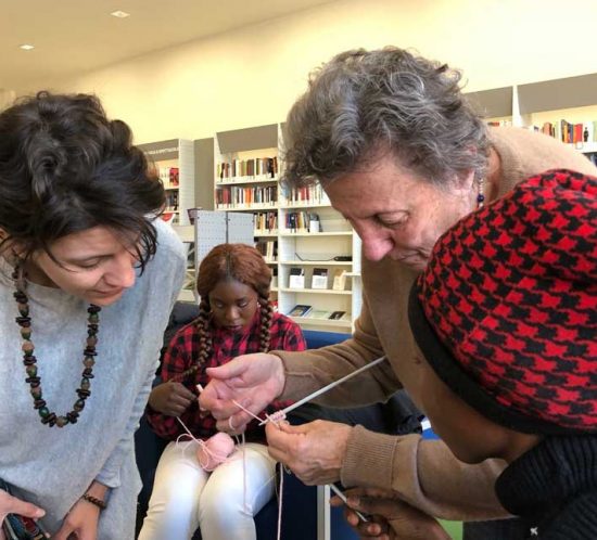 Knitting Biblioteca Civica Biella