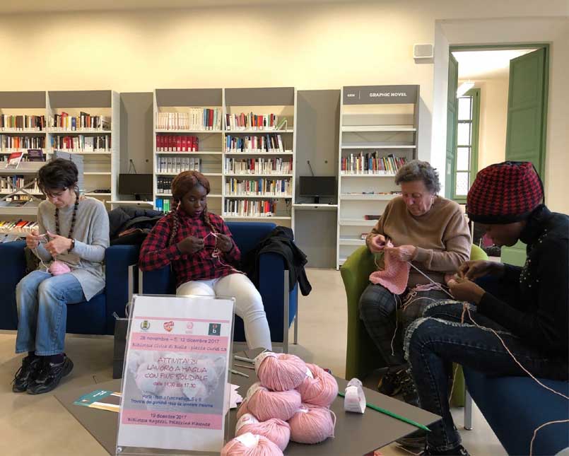 Knitting Biblioteca Civica Biella