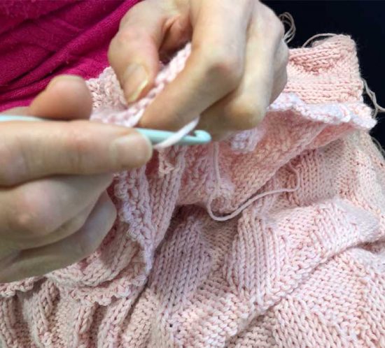 Knitting solidale a Biella