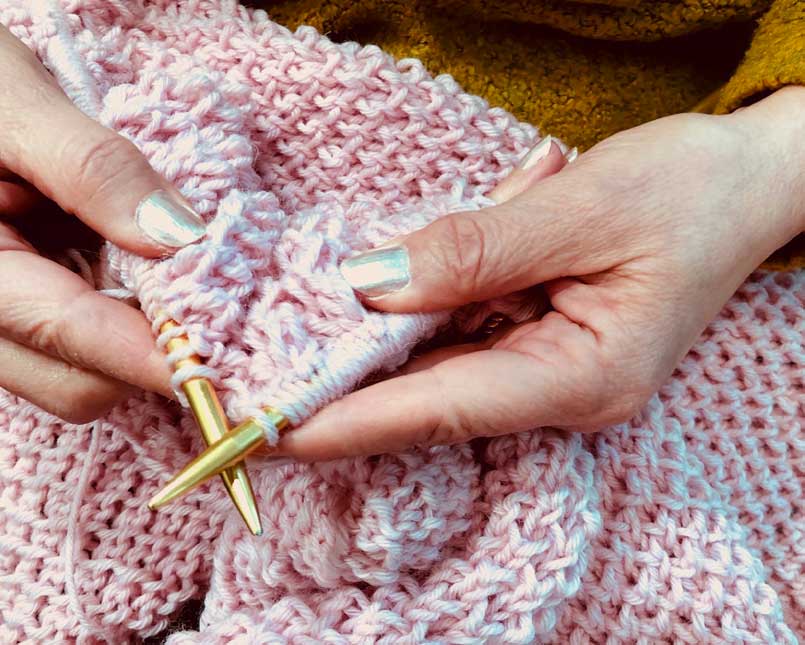 Knitting solidale a Biella