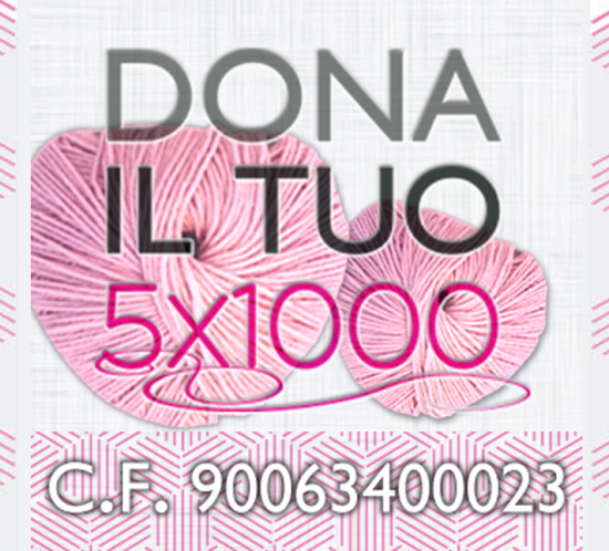 Dona il tuo 5x1000 a Gomitolorosa