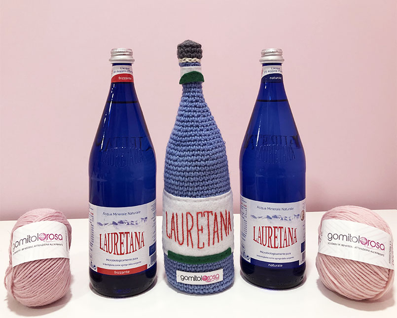 LAURETANA, l'acqua più leggera d'Europa, a fianco di Gomitolorosa per la  promozione del benessere. - Gomitolorosa