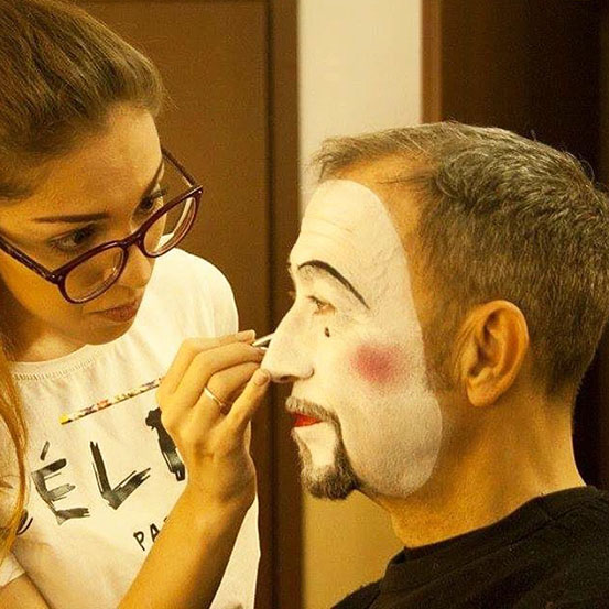 Jankowsky al trucco