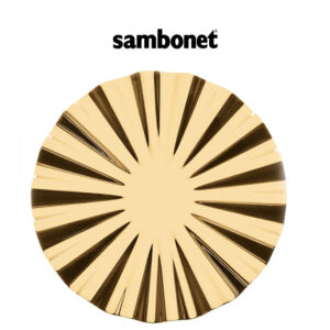 Coppia Sottobicchieri PVD Gold Sambonet